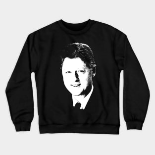 Bill Clinton Pop Art Portait Crewneck Sweatshirt